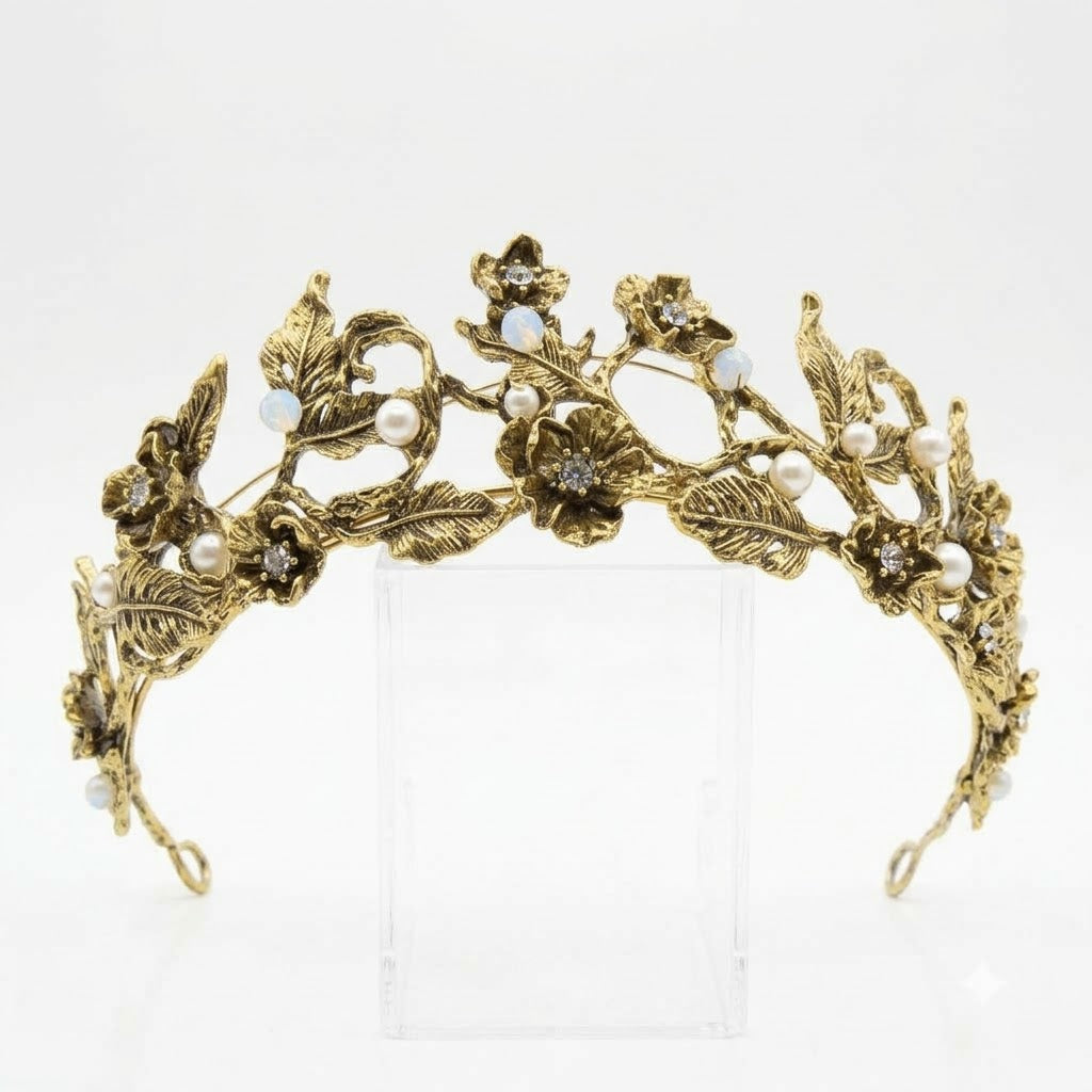 Golden Enchanted Crown Headband