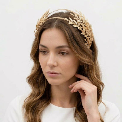 Aurelia Athena Golden Laurel Crown Hairband