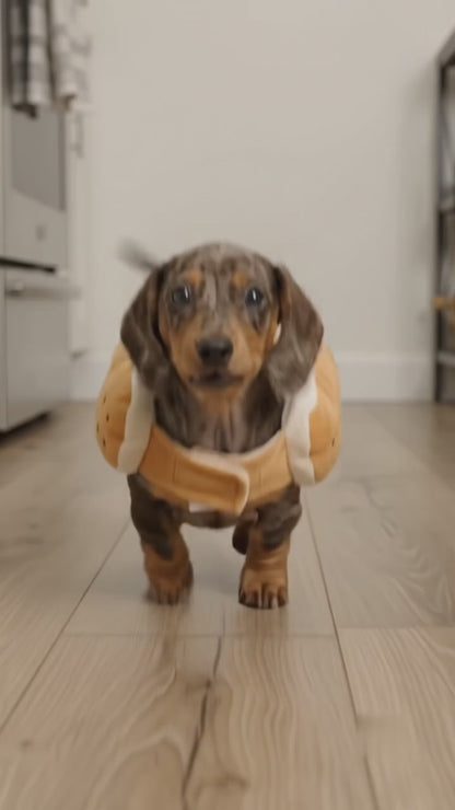 Hot Dog Costume Outfit for Dogs (7.5–10 kg) | Cute Food-Style Dog Outfit for Small to Medium Dogs