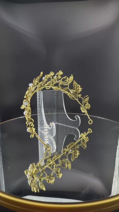Golden Enchanted Crown Headband