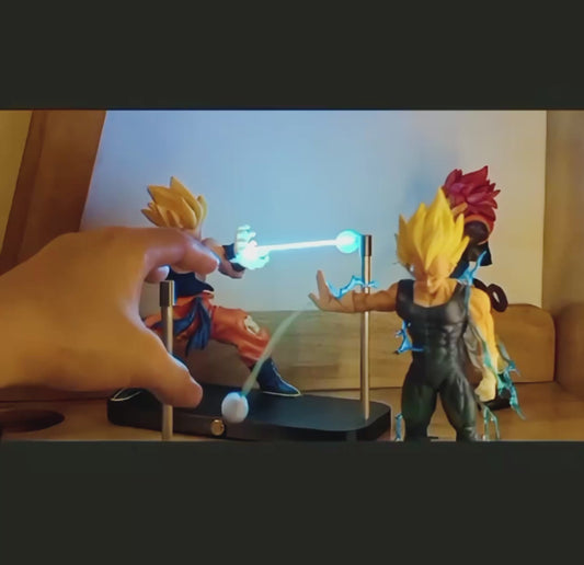 Anime Energy Beam LED Figure Lamp – Ultimate Desk Glow for Gamers & Anime Fans