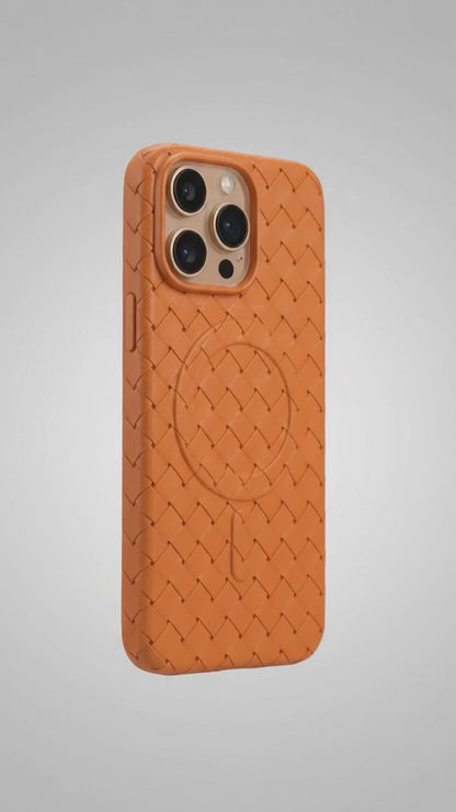 MagSafe Woven Grip Case – Anti-Fingerprint, Slim & Shockproof